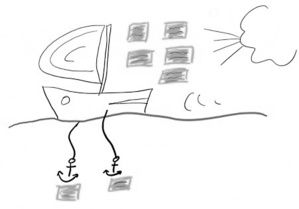 Le bateau rapide Le bateau rapide