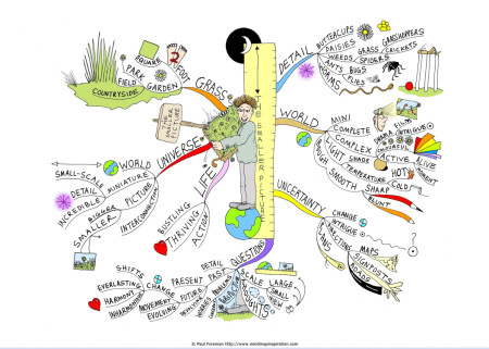 Faire une carte heuristique avec un Crayon  selon Tony Buzan