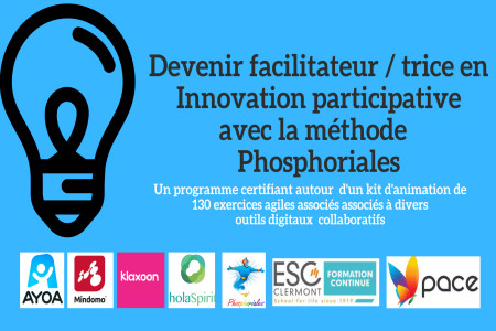 Phosphoriales : Nouvelle modalité 2023 d'inscription  à la E-formation certifiante à l'innovation participative ©