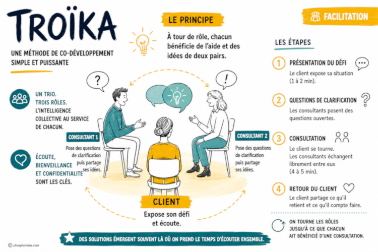 Troïka, une méthode de Co-développement pour progresser en Facilitation