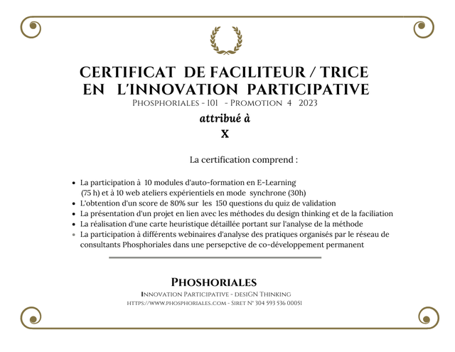  Modalités de certification et perspectives post formation (2023)