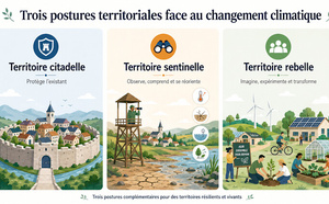 Face au climat :   3 postures de territoires